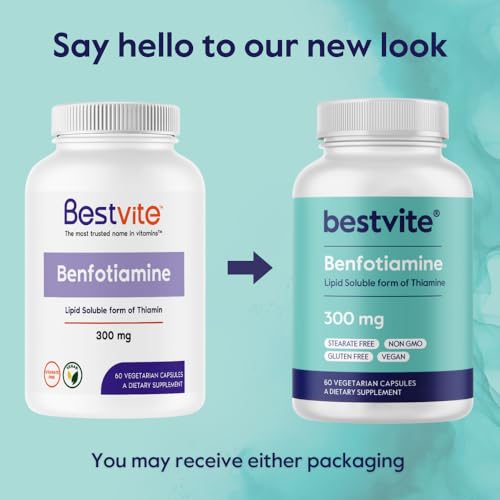 Benfotiamine 300mg 180 Vegetarian Capsules L8349