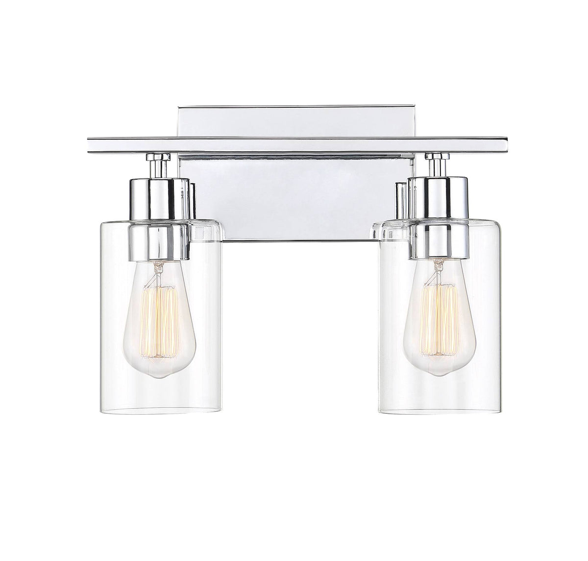 Polished Chrome 2 Light Bath Bar P96037