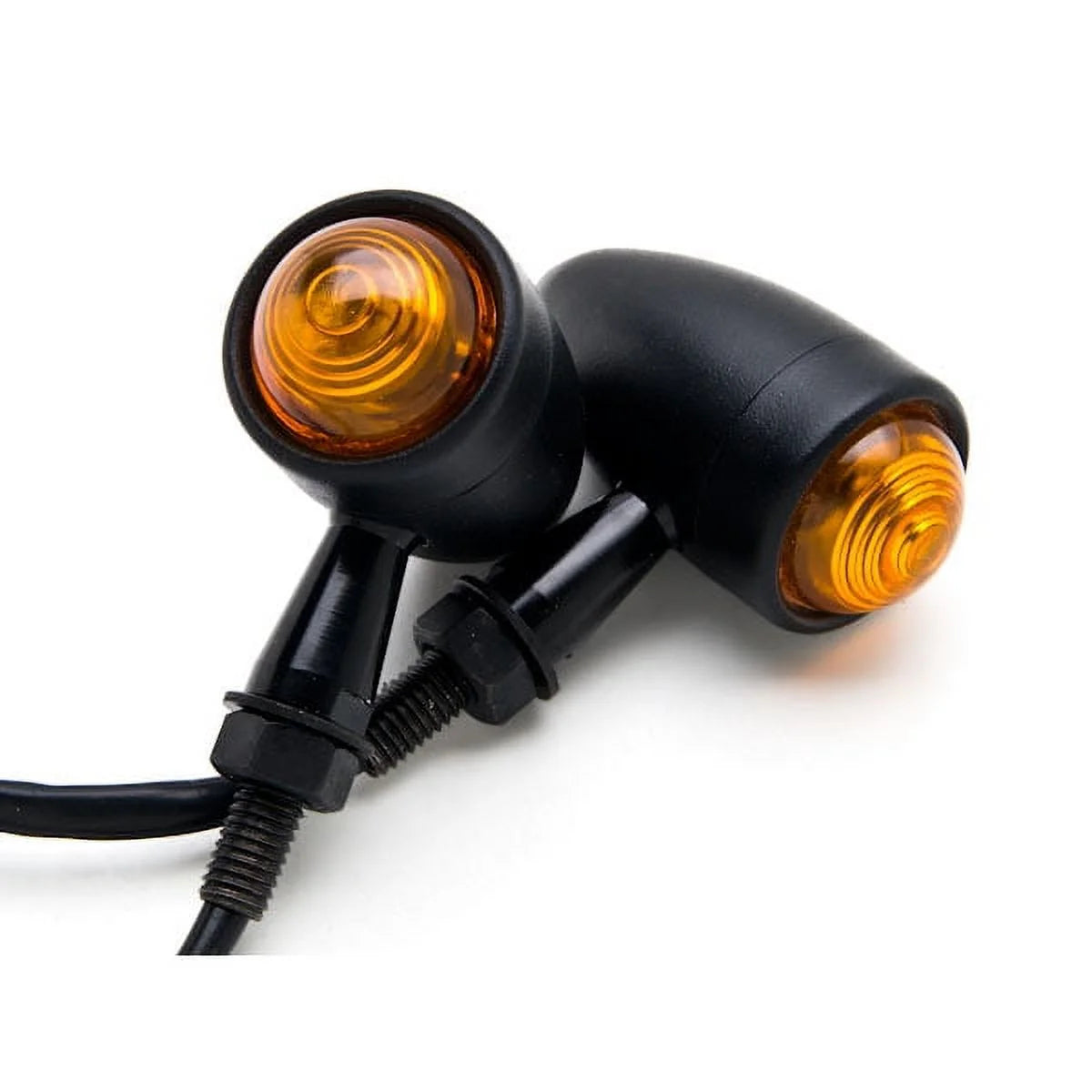 Black Amber Turn Signals Lights V15237