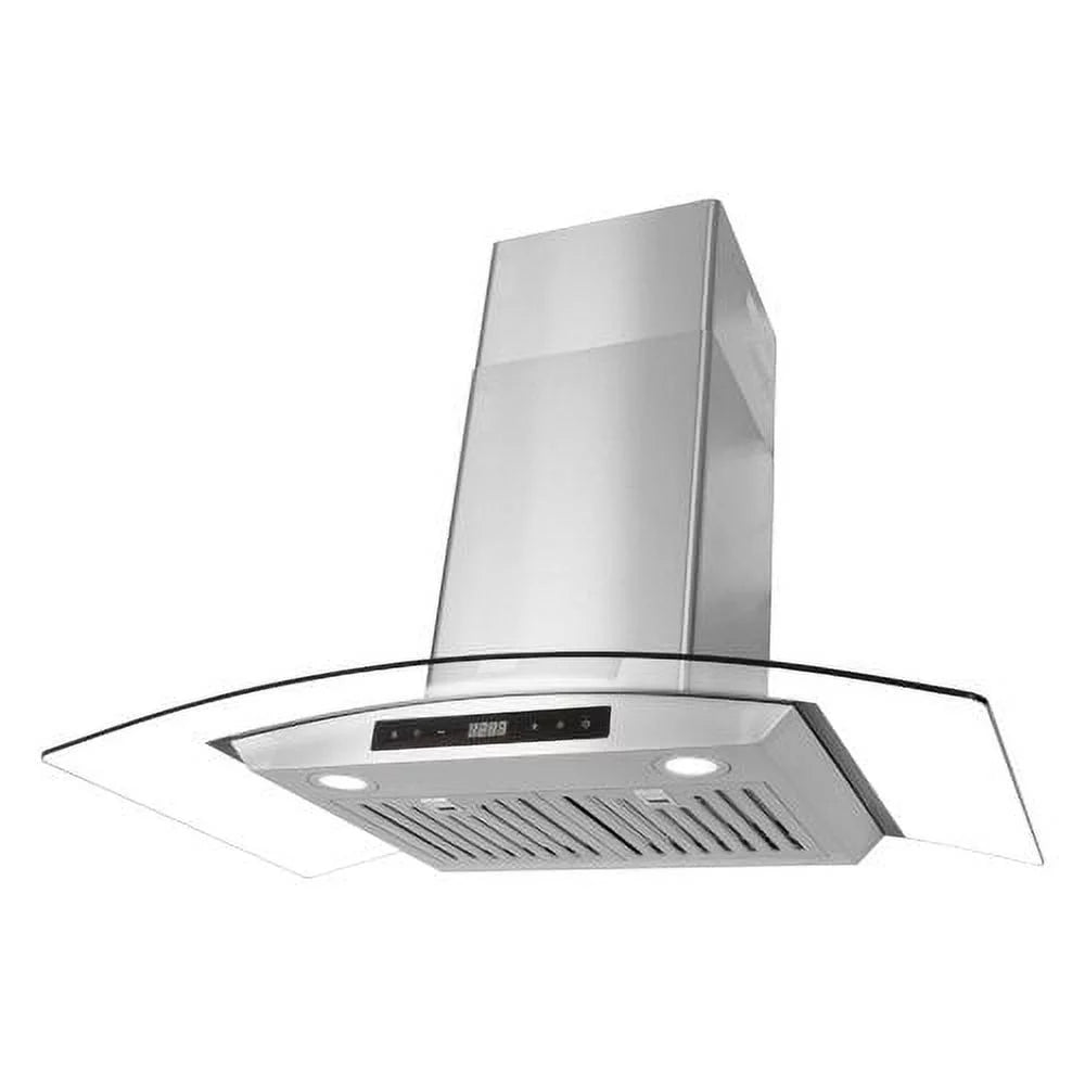 36" 380 CFM Ductless Wall Mount Range Hood in Stainless Steel P4006