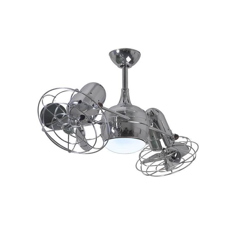 DGLK-BK-MTL 6 Blade Rotational Ceiling Fan H1802