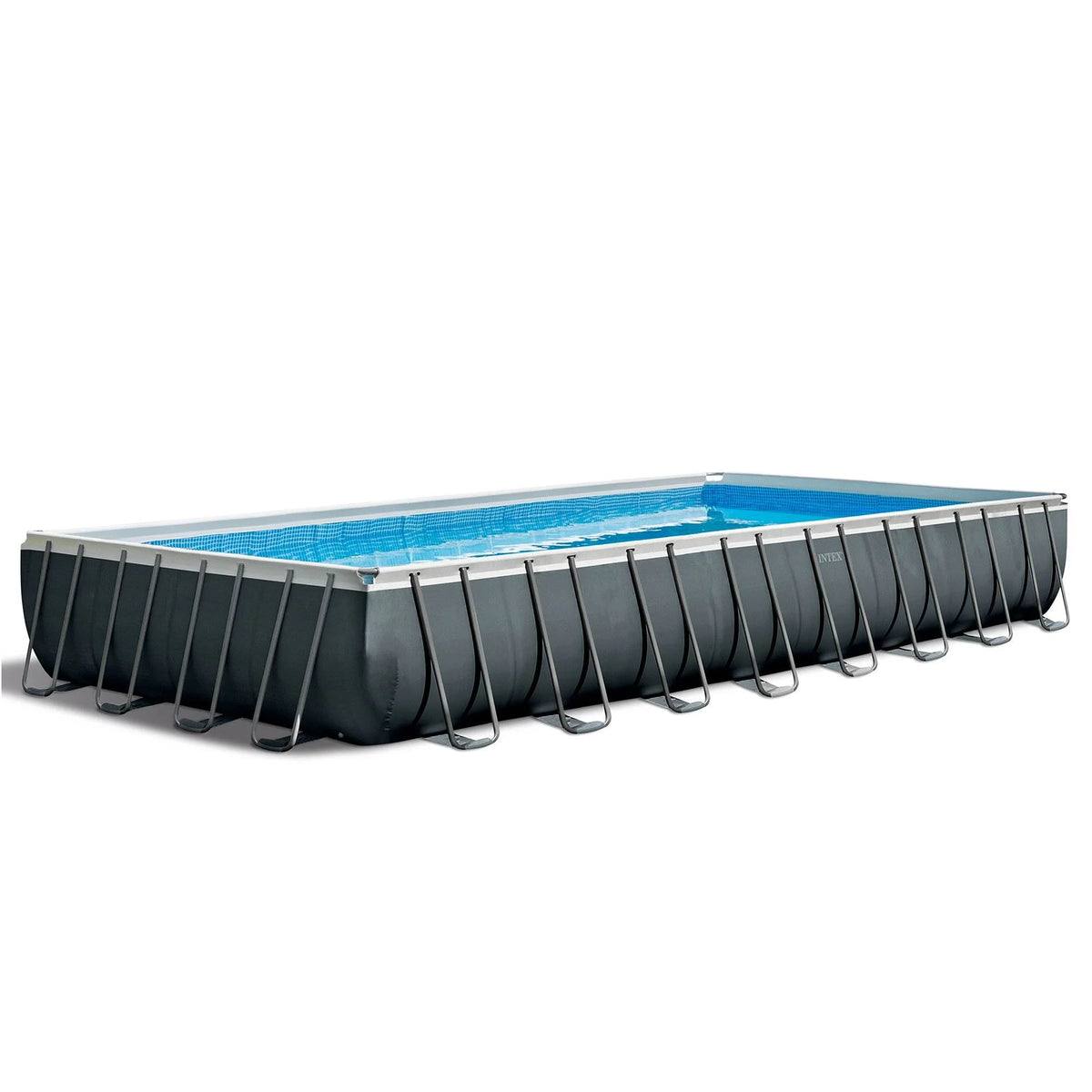 24' x 12' x 52 Rectangular Frame Swimming Pool with Pump M242