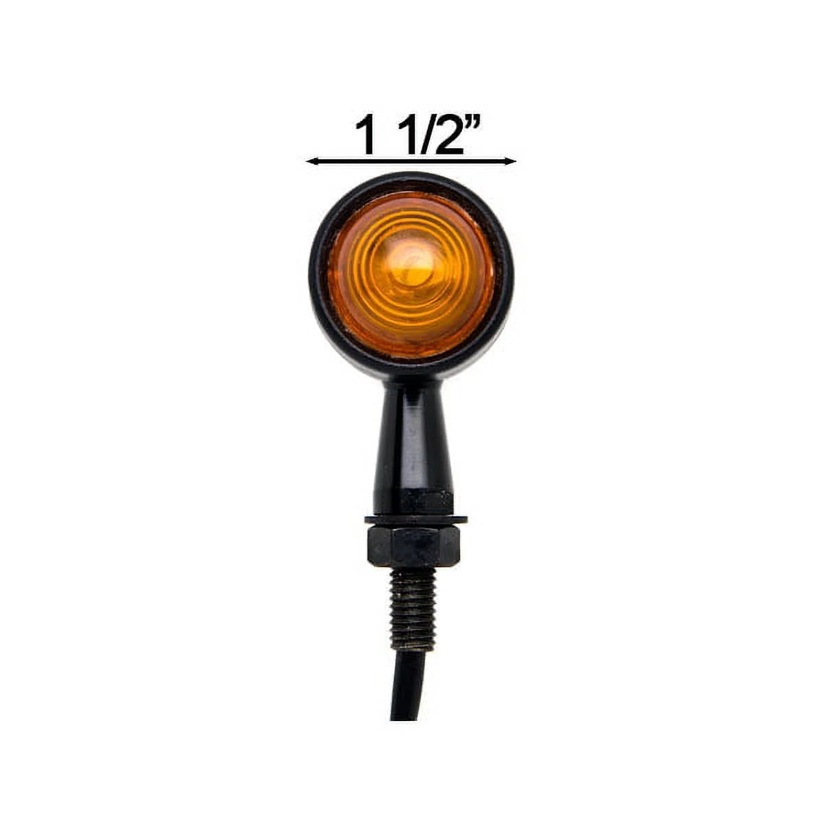 Black Amber Turn Signals Lights V15237