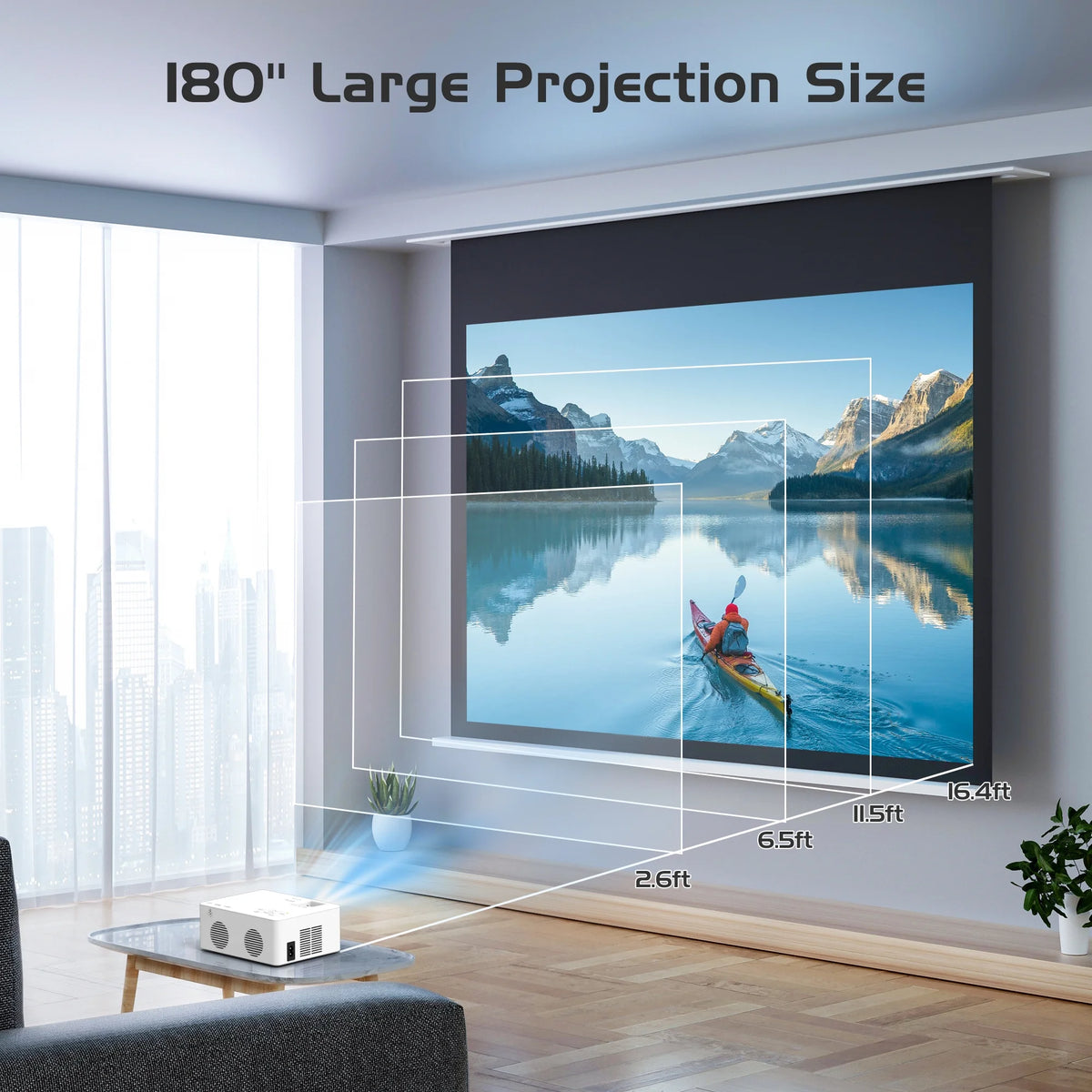 1080P Full HD Projector with Bluetooth M900827