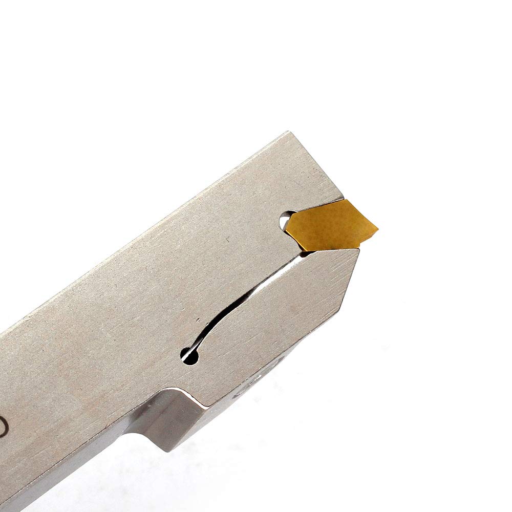 3/4 Indexable Lathe Grooving Parting Holder with 10 Pieces Carbide Inserts S5546