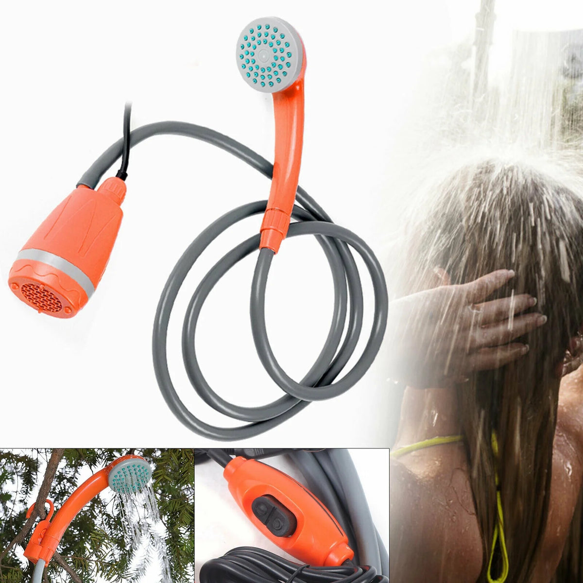 62W Outdoor Portable Camping Shower Head V710758