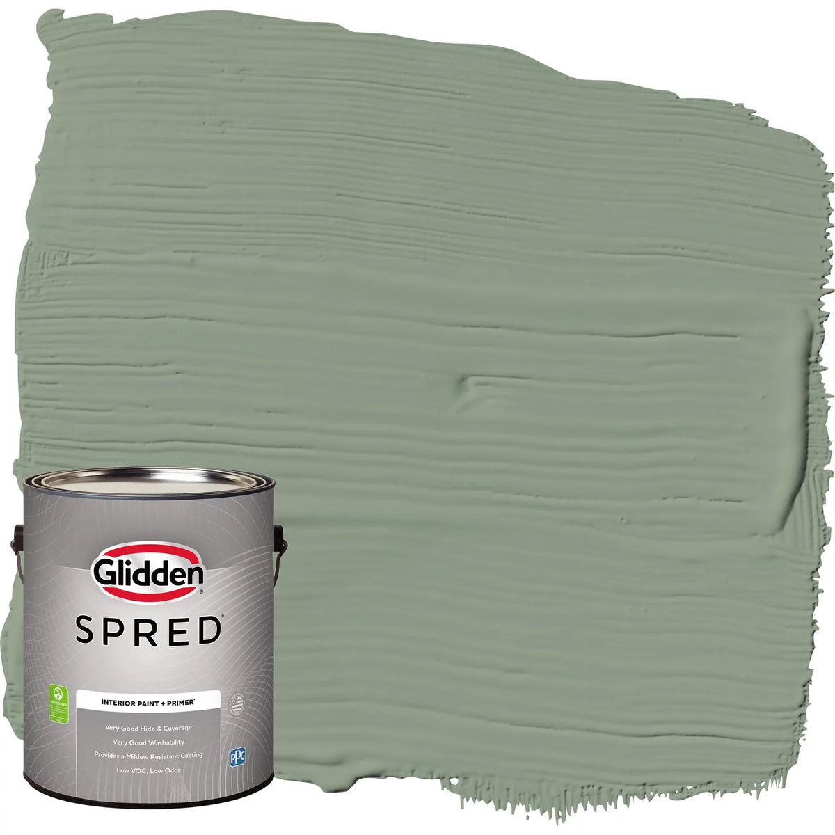 Interior Wall Paint Green Eggshell 1 Gallon O9922