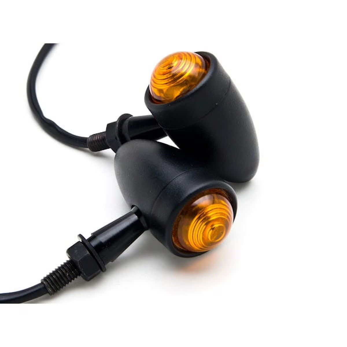 Black Amber Turn Signals Lights V15237