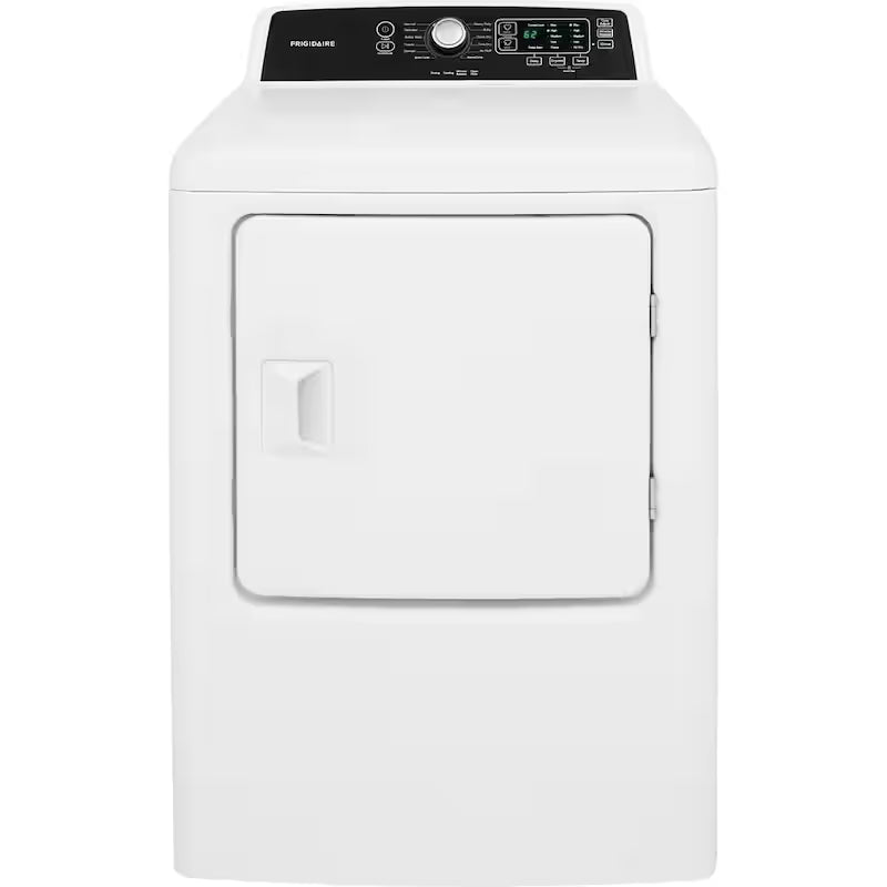 White 6.7 cu. ft. Free Standing Gas Dryer G98578