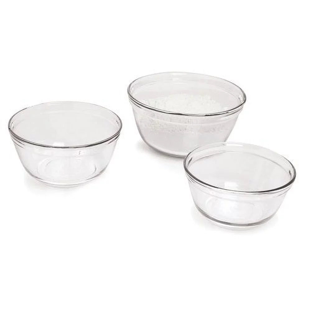 3 Piece Glass Mixing Bowl Set Y88169