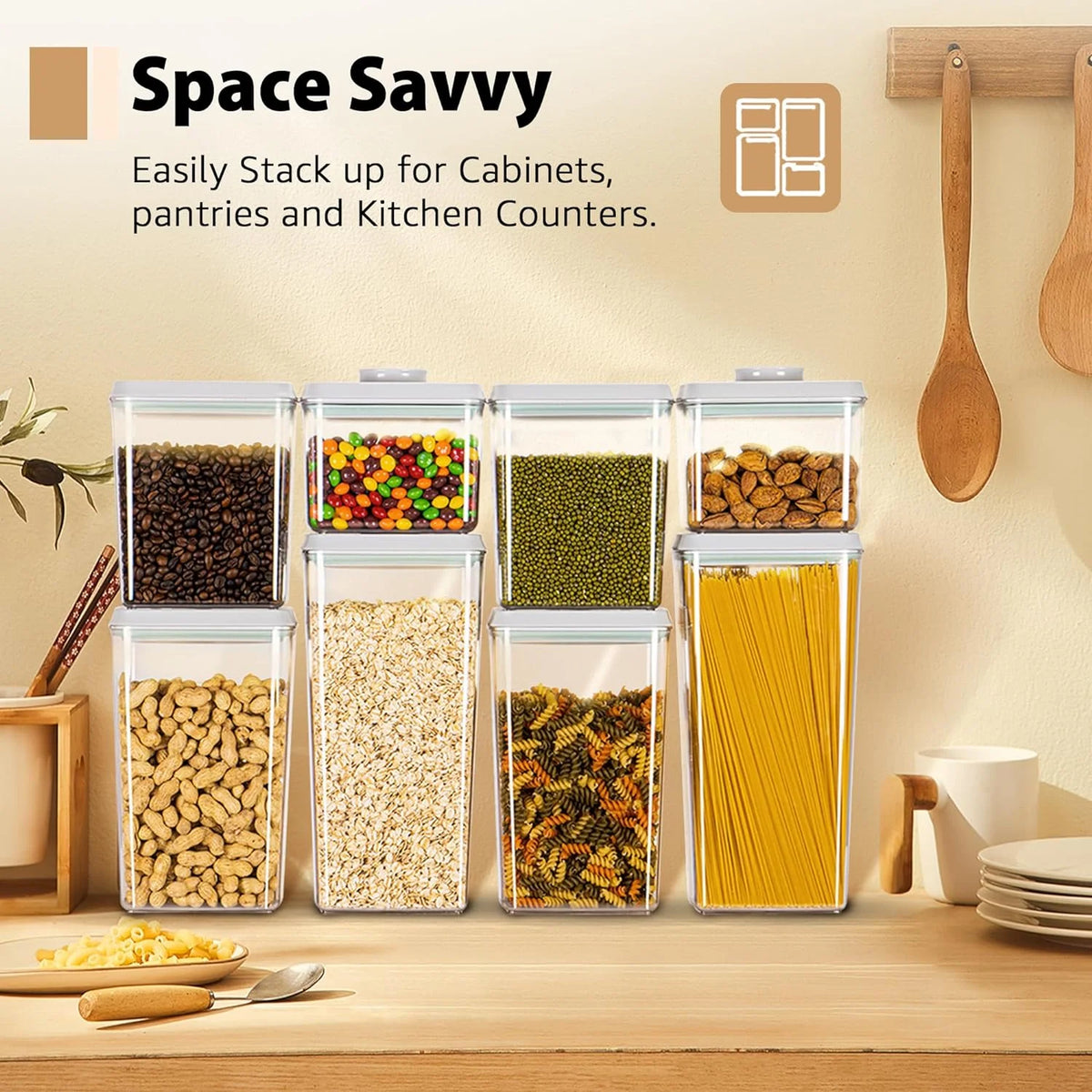 4-Piece Airtight Food Storage Containers P28507