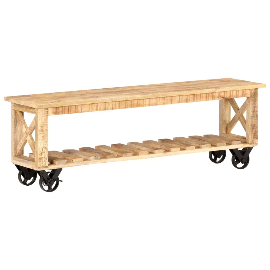 Rough Mango Wood TV Stand V1225