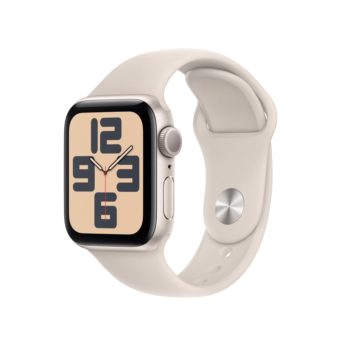Apple Watch SE GPS 40mm Starlight Aluminum Case with Starlight Sport Band A16173
