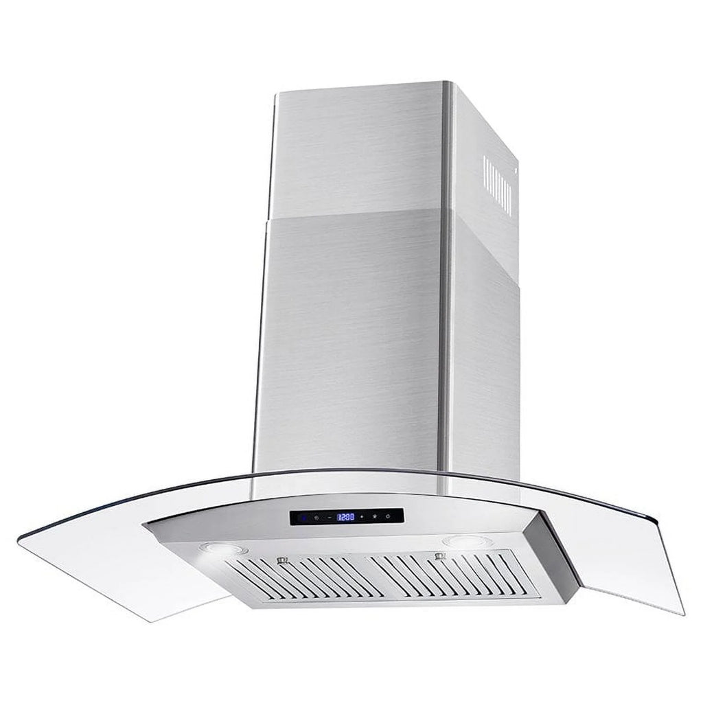 36" 380 CFM Ductless Wall Mount Range Hood in Stainless Steel P4006