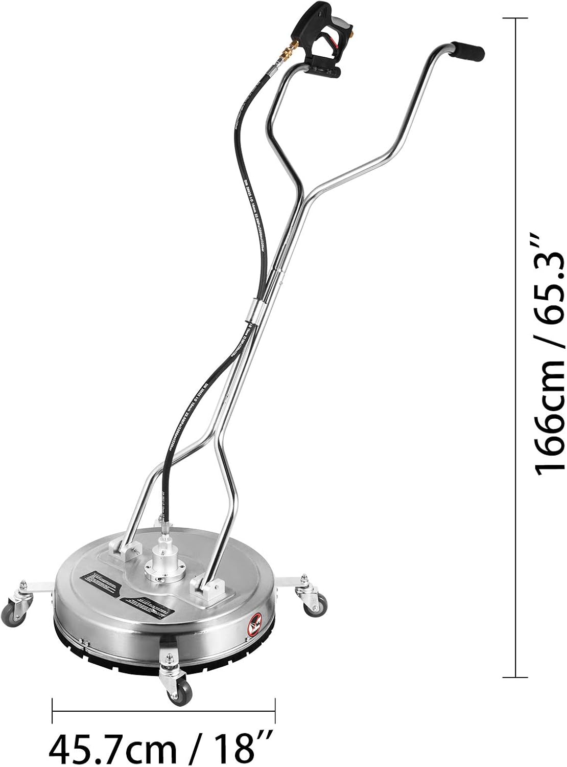 18 inch Stainless Steel Surface Cleaner with 3 Nozzle K7776
