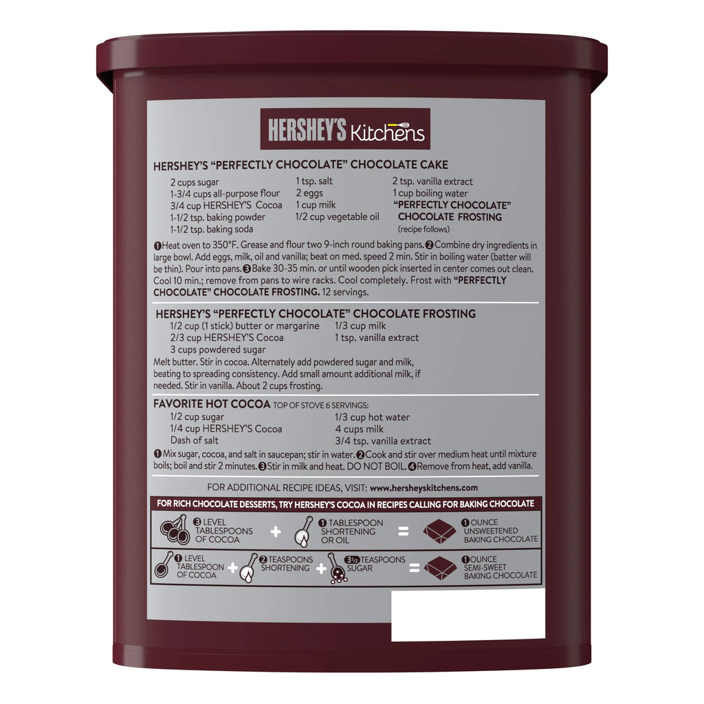 Naturally Unsweetened Baking Cocoa, 23 oz E98239