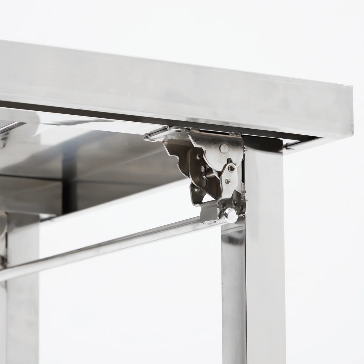 Stainless Steel Table 48x24 Inches with Adjustable Under Shelf M6283