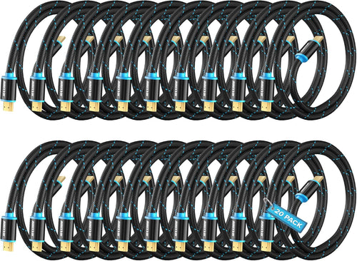 10 Pack 4K HDMI 2.0 Cable 6ft B4683