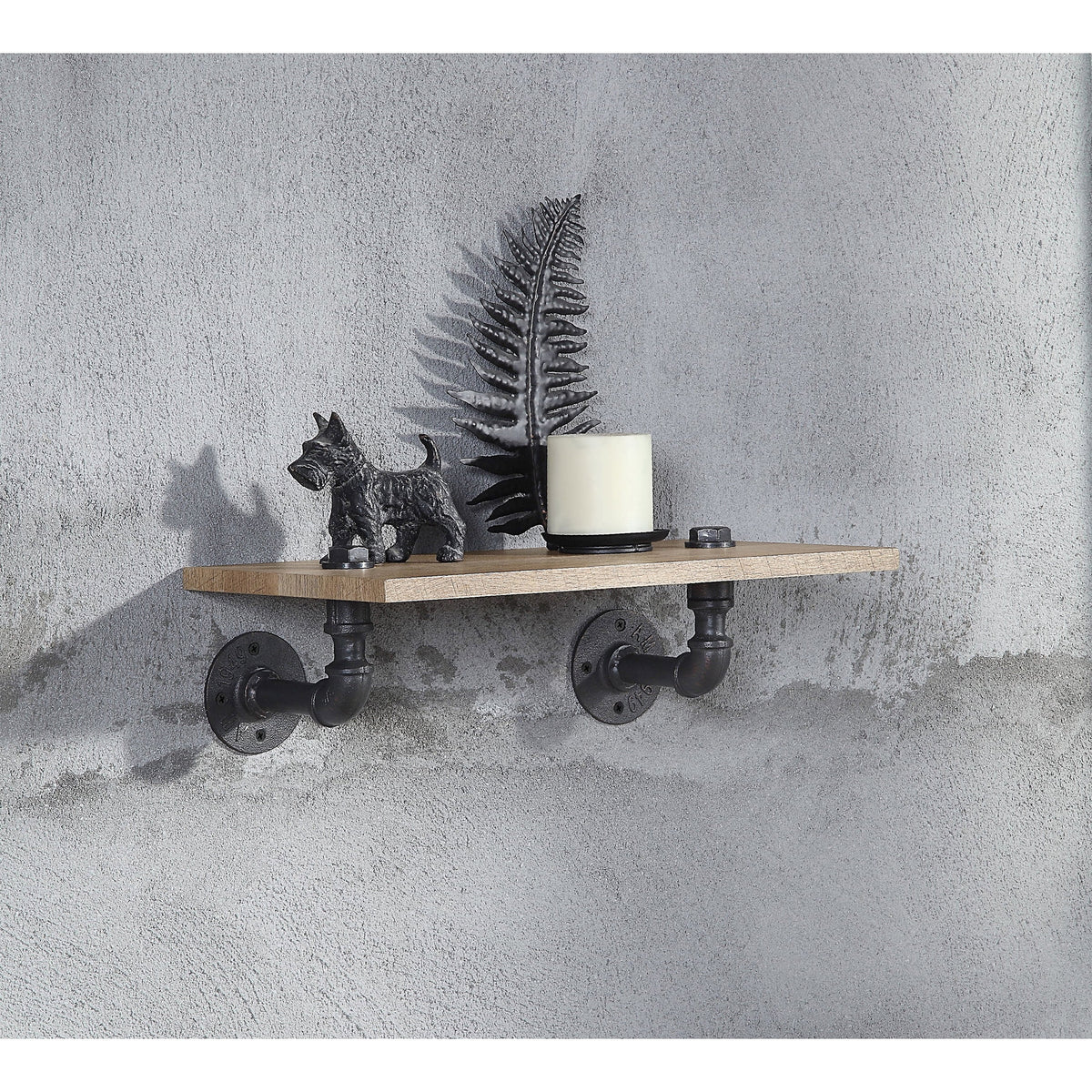 Wooden Wall Rack with 1 Shelf T901