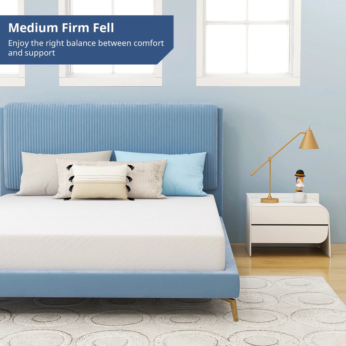 Queen 12 inch Memory Foam Mattress K6505