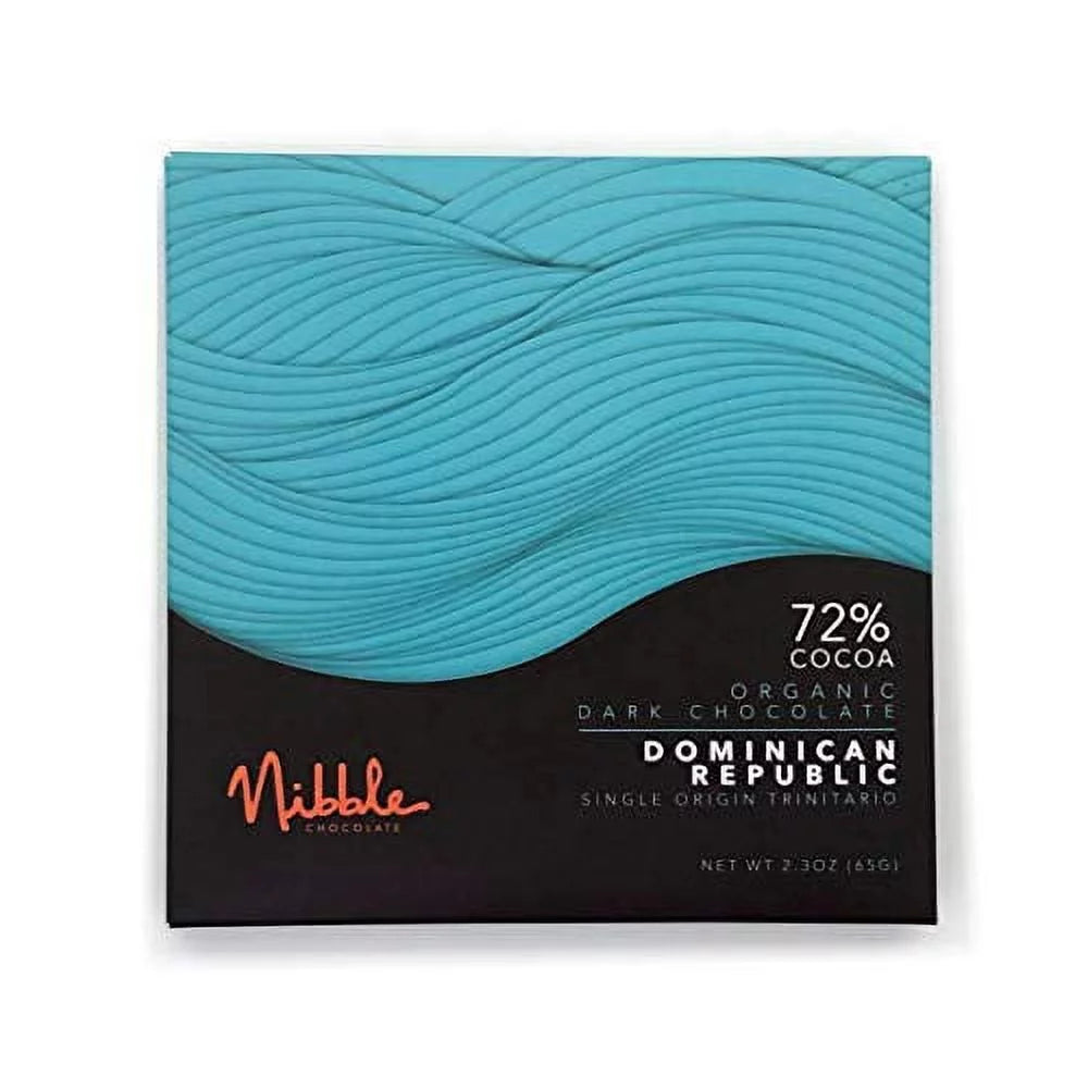 Chocolate Dominican Republic 72% 3 Pack Certified Organic Vegan 2 Ingredients N585472