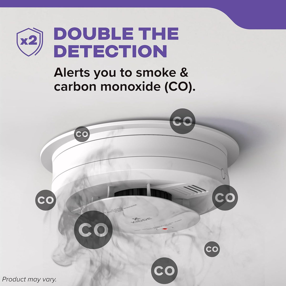 2-Pack Smoke Detectors with Battery Backup M3395