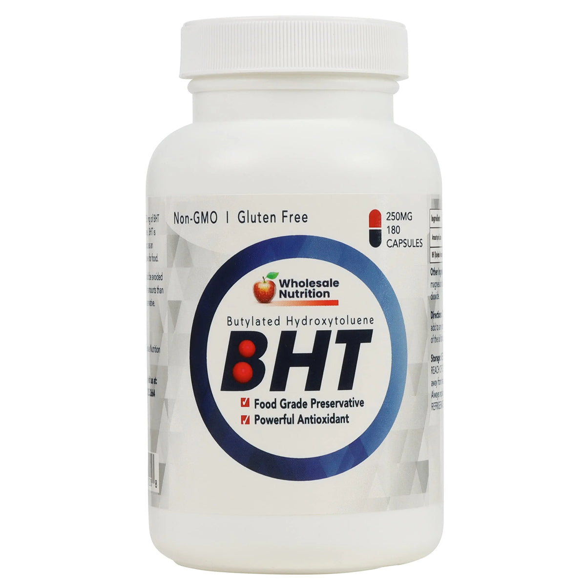 250mg 180 Caps BHT Capsules C266