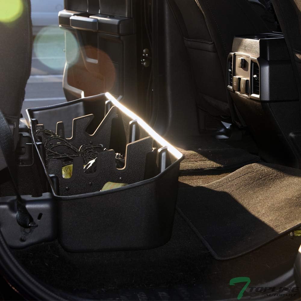 Black Gearbox Underseat Storage Cargo Organizer Box Z313794