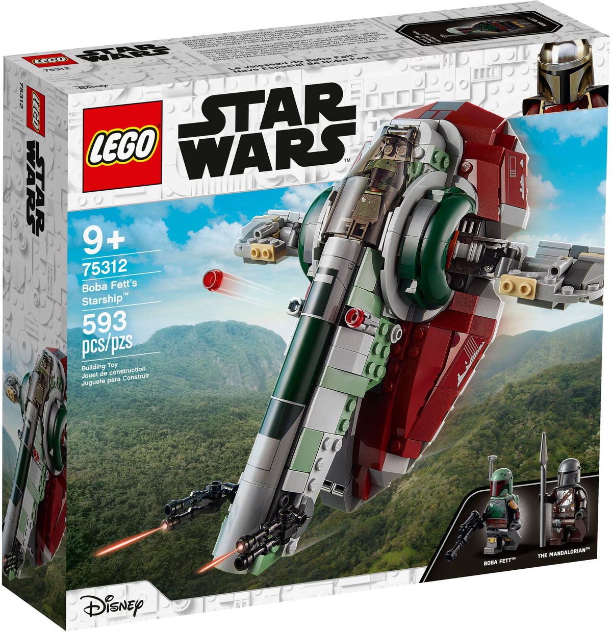 Building Toy with Rotating Wings and 2 Minifigures M50608