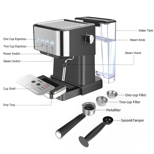 1050W 1.5L Coffee Maker C7566
