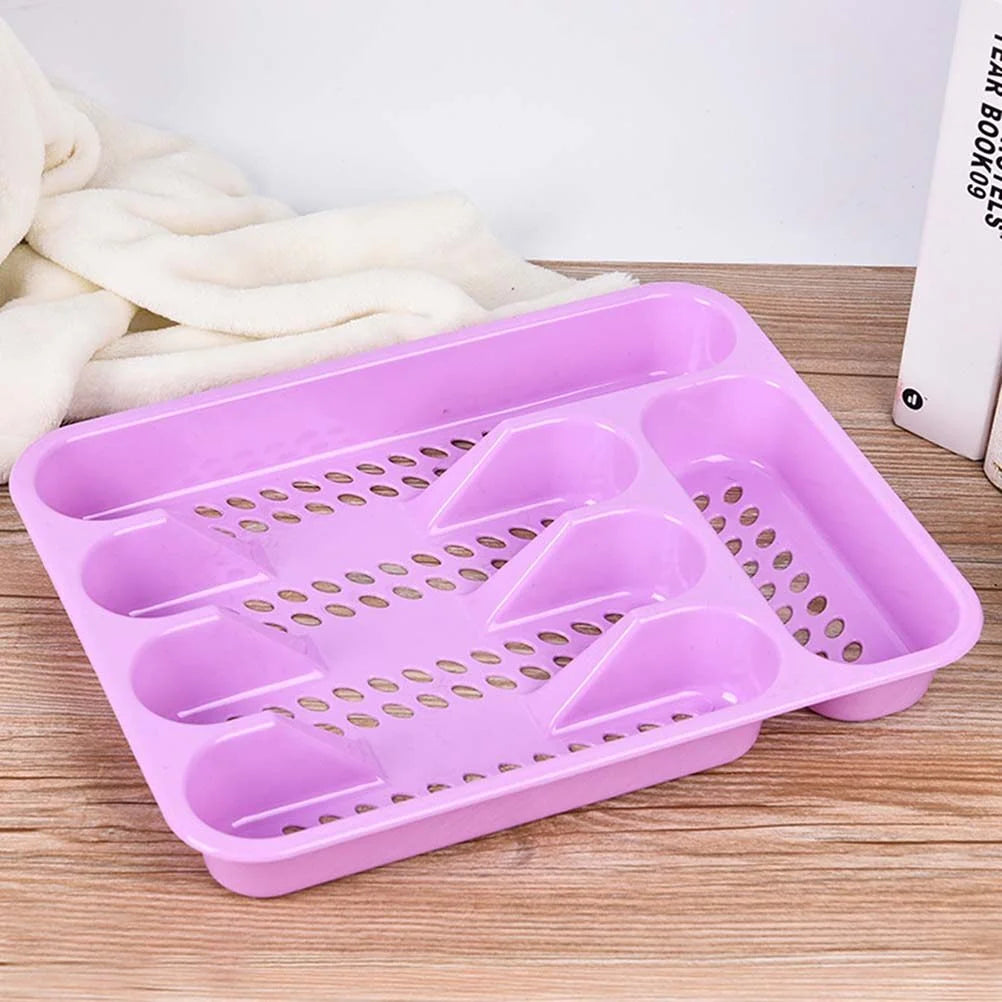 3 Count Kitchen Drawer Storage Tray with Lids Cutlery Organiser G5949
