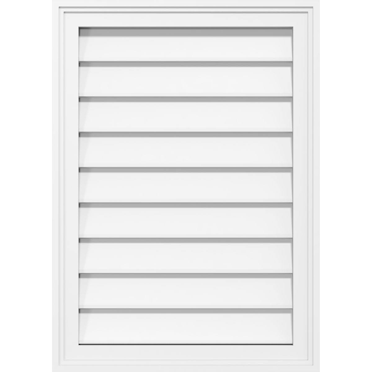 PVC Gable Vent with Brickmold U9161