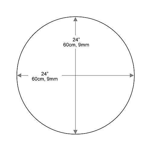 22" Round Tempered Glass Table Top L312