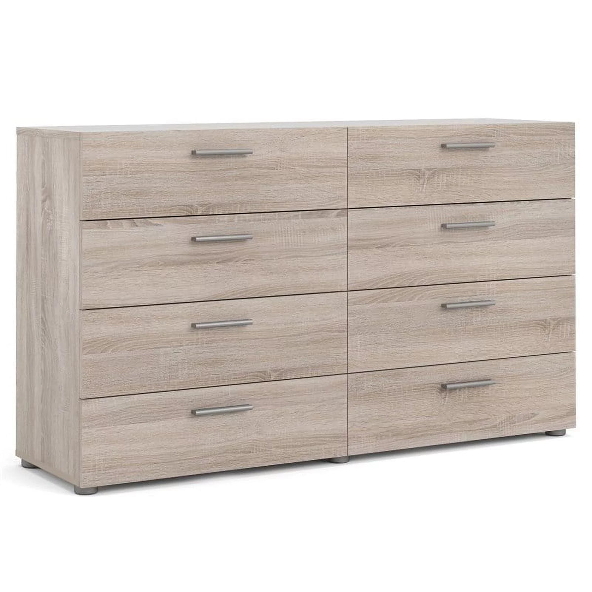 4 Piece Bedroom Set with 8 Drawer Dresser, 4 Drawer Chest, Two 2 Drawer Nightstands H568
