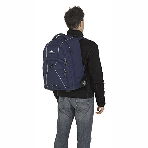 True Navy 20.5 x 13.5 x 8-Inch Wheeled Laptop Backpack L8766