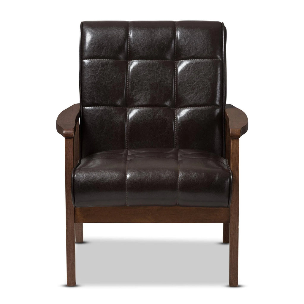 Brown Club Chair E43669