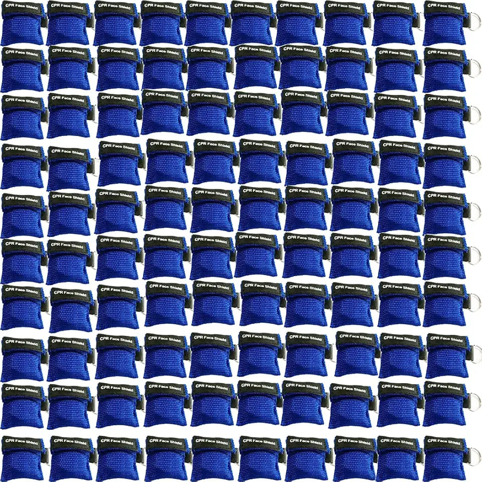 CPR Face Shield Mask Keychain 100pcs T395