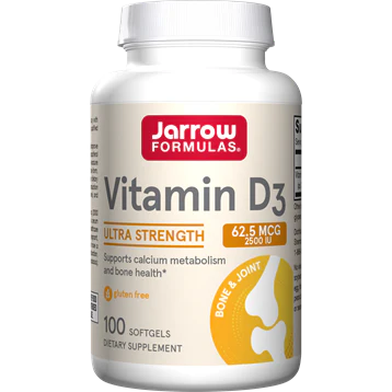 Vitamin D3 2500 IU 100 Softgels S404