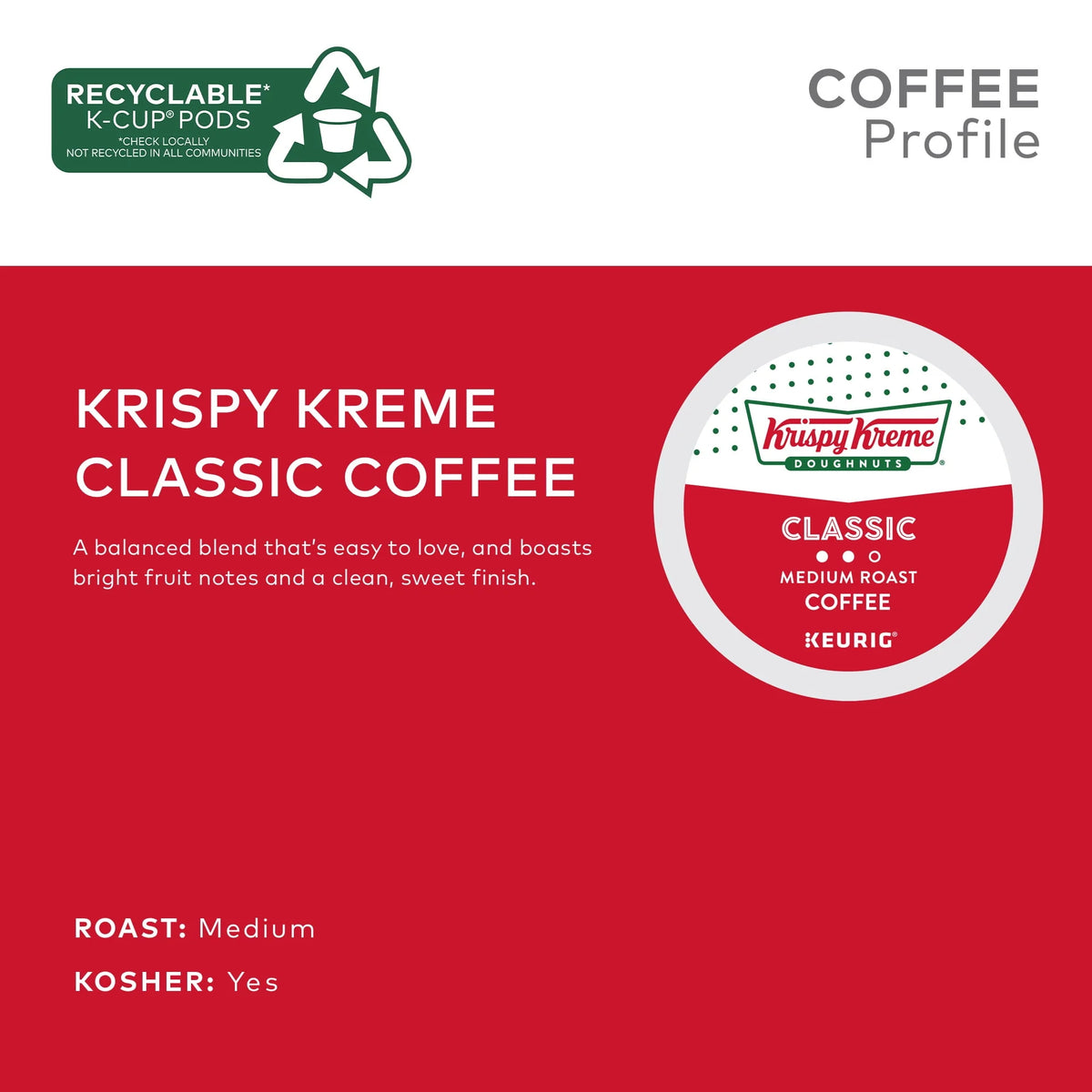 Medium Roast Coffee K-Cup Pods 24 Count J4394