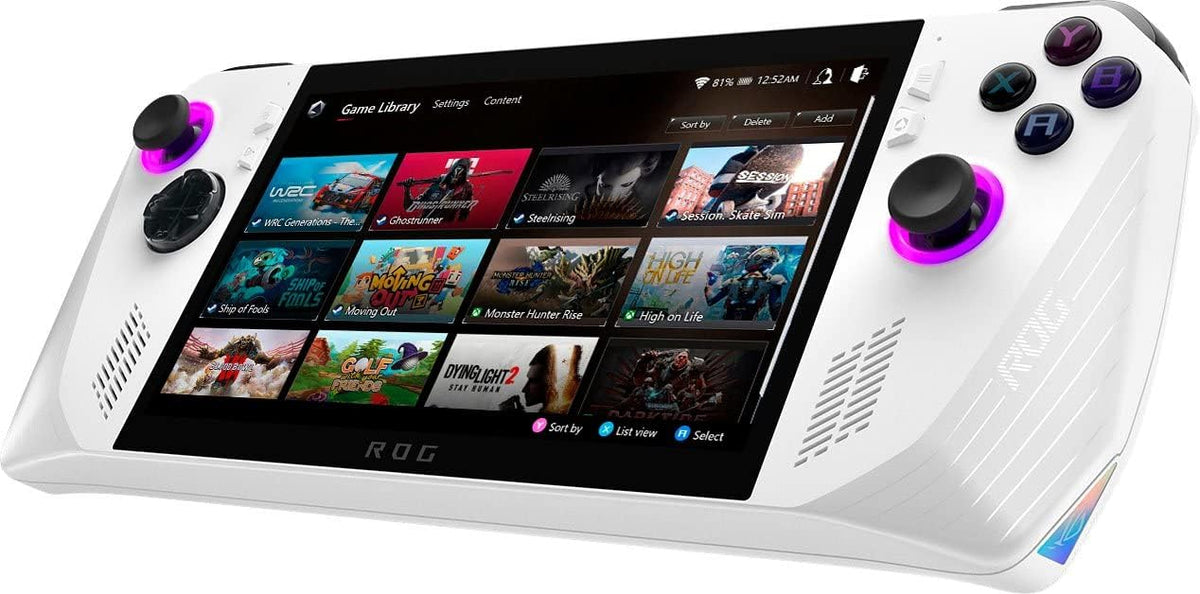 Black 7-inch 120Hz FHD 1080p Gaming Handheld with 1TB SSD O189