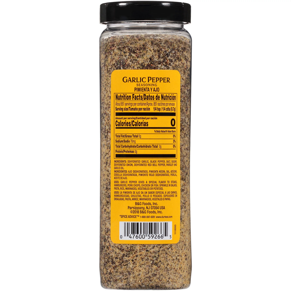 Garlic Pepper Seasoning 21 oz Shaker O77296