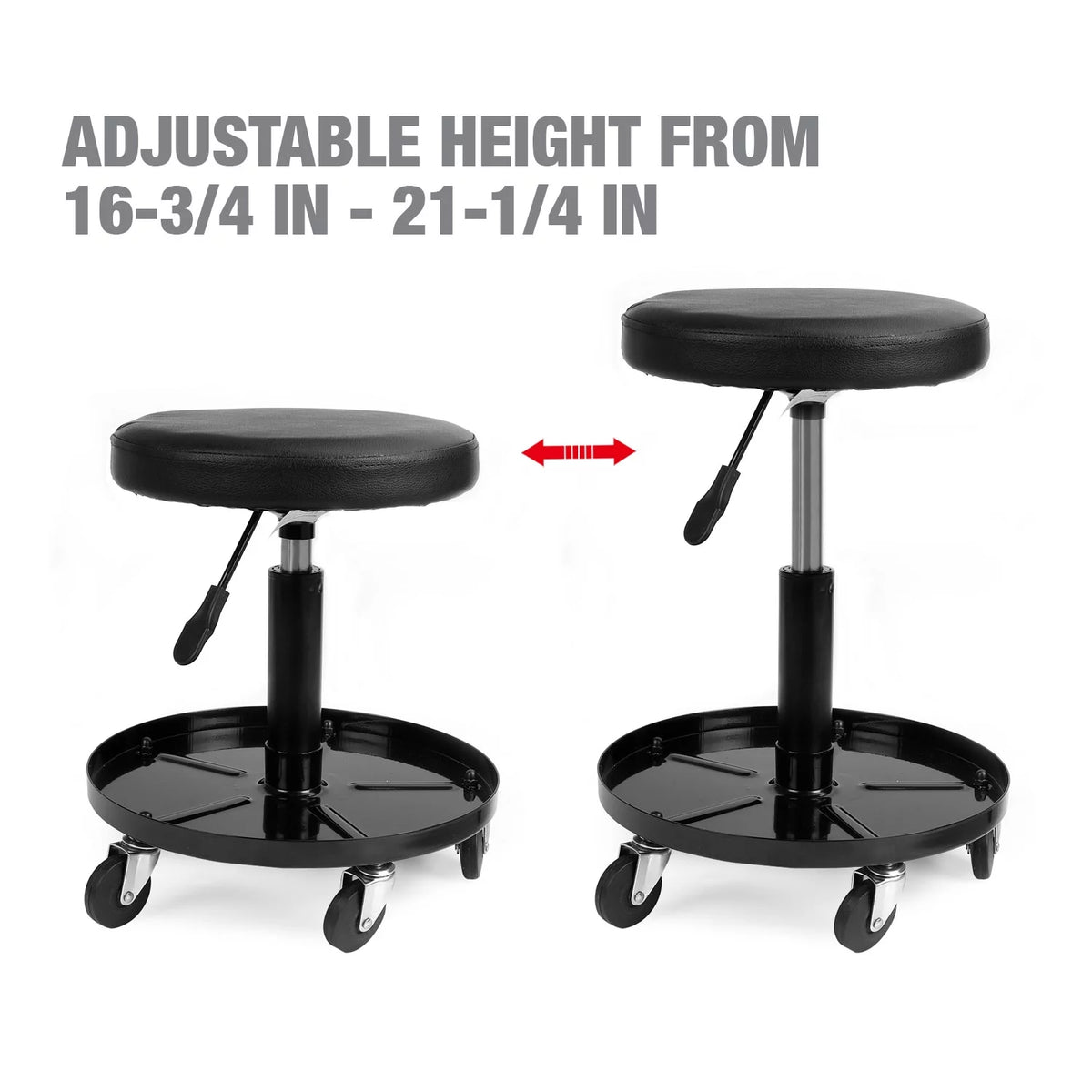 Black Rolling Automotive Creeper Stool C569603