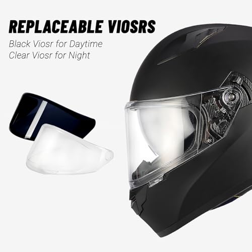 DOT Approved Lightweight Motorcycle Helmet with Visor M820899