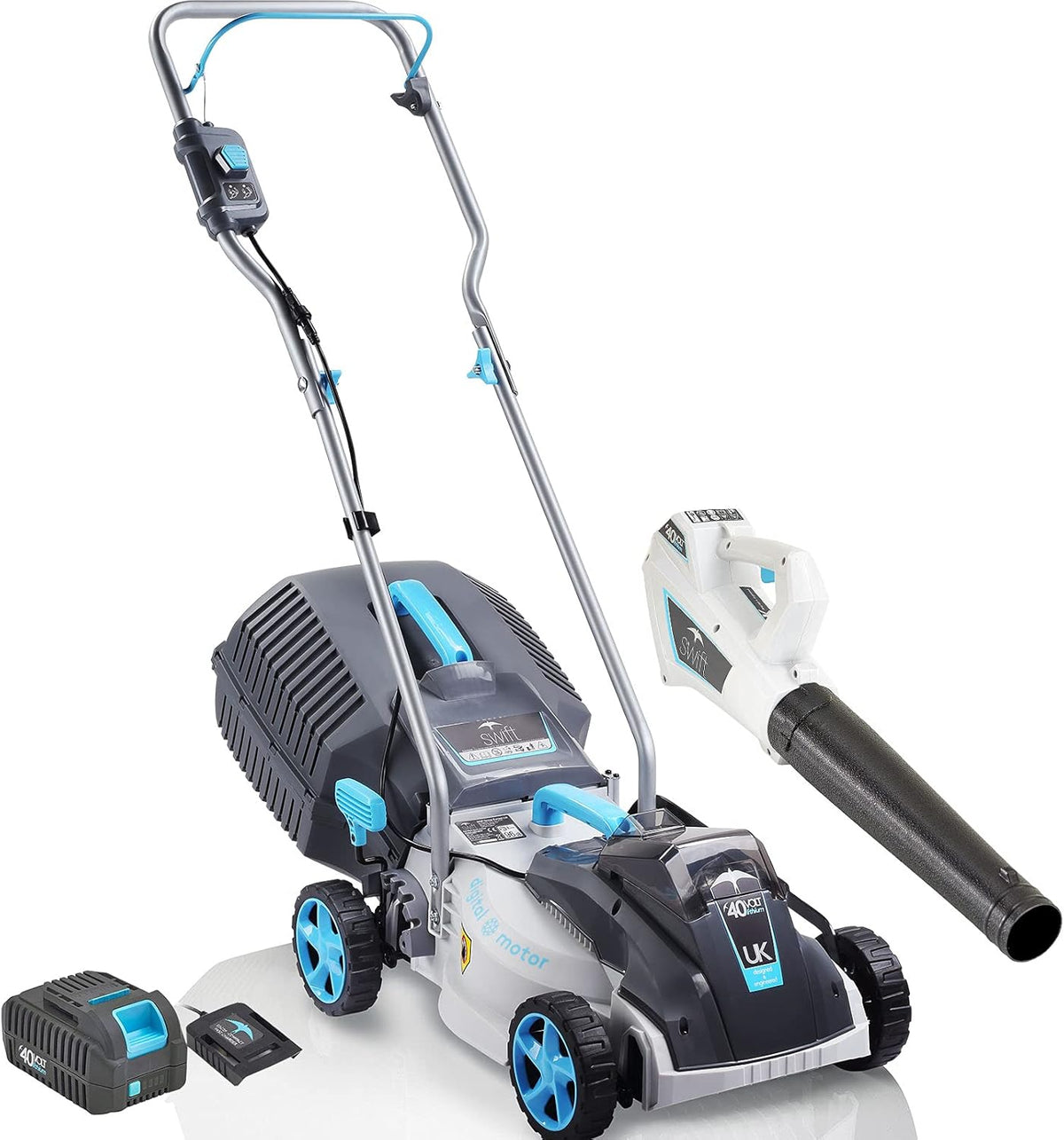 15 Inch 40V Cordless Brushless Lawn Mower D146