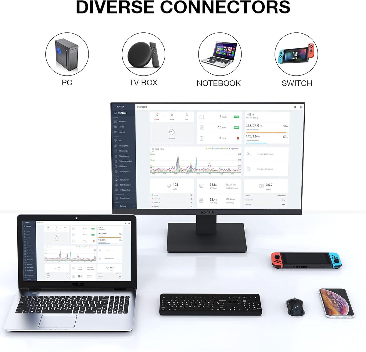 24 inch IPS FHD 1080p 75Hz LED Computer Monitor Q293