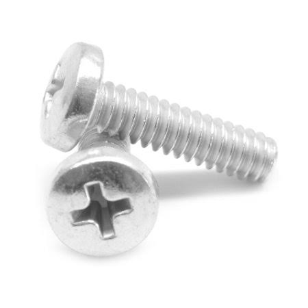#10-32 x 5/16 Phillips Binder Head Machine Screw Zinc Plated M9735
