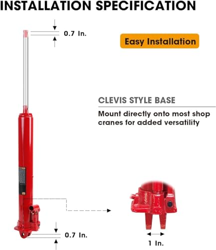 3 Ton Hydraulic Long Ram Jack W280368