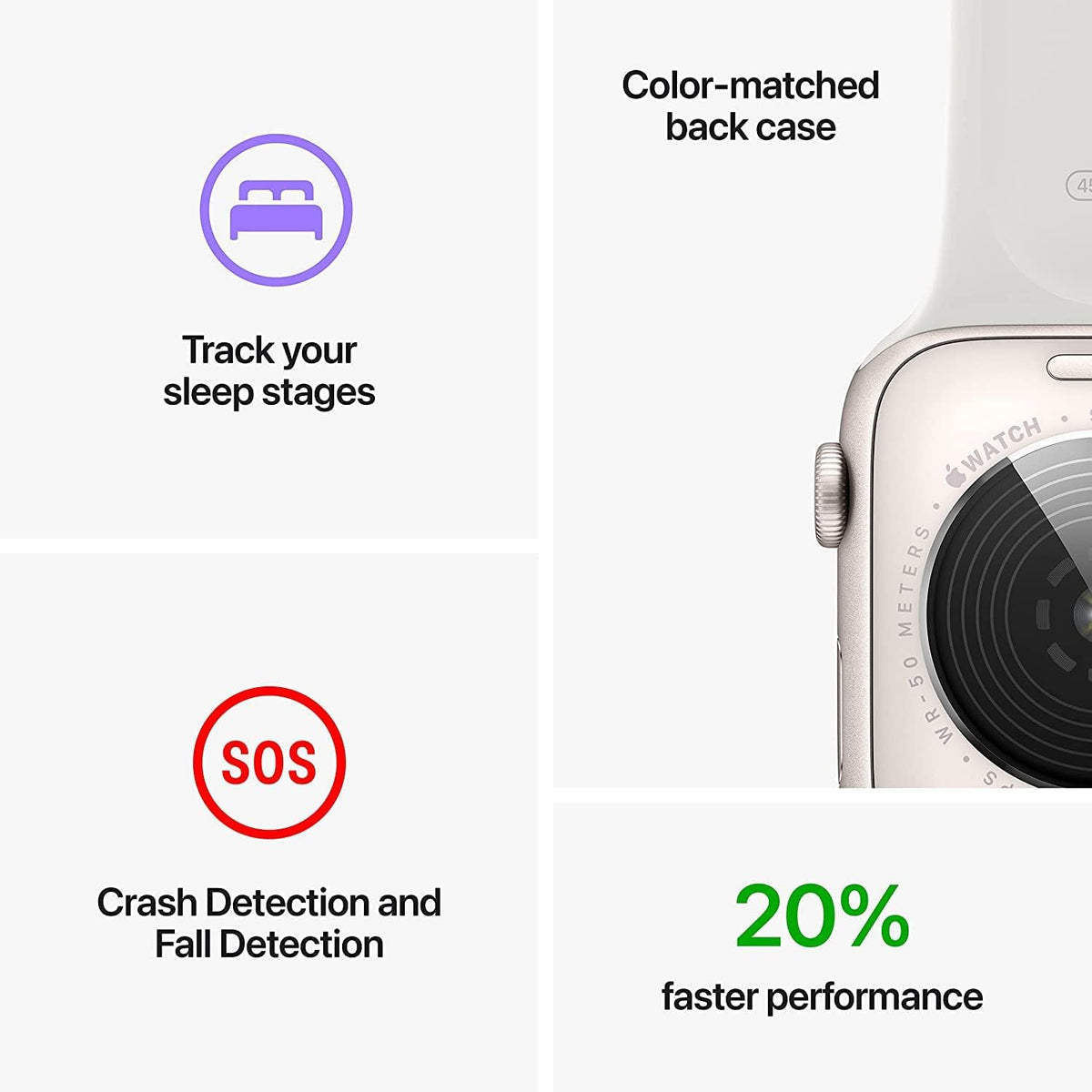Silver Aluminum 40mm Apple Watch SE with White Sport Band L553683