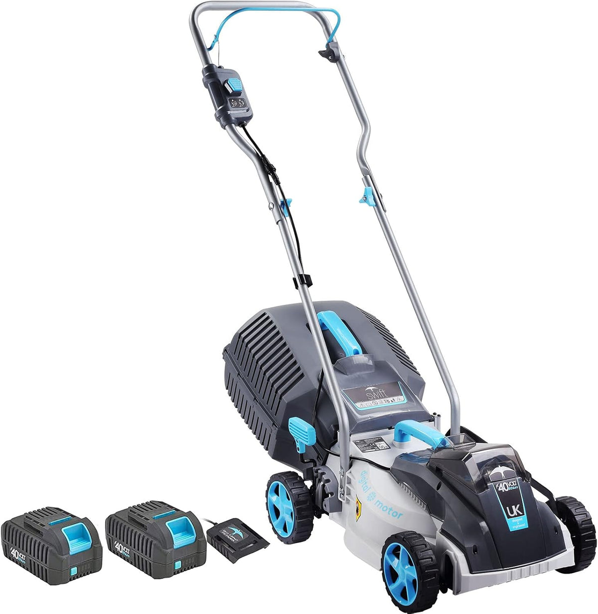 15 Inch 40V Cordless Brushless Lawn Mower D146