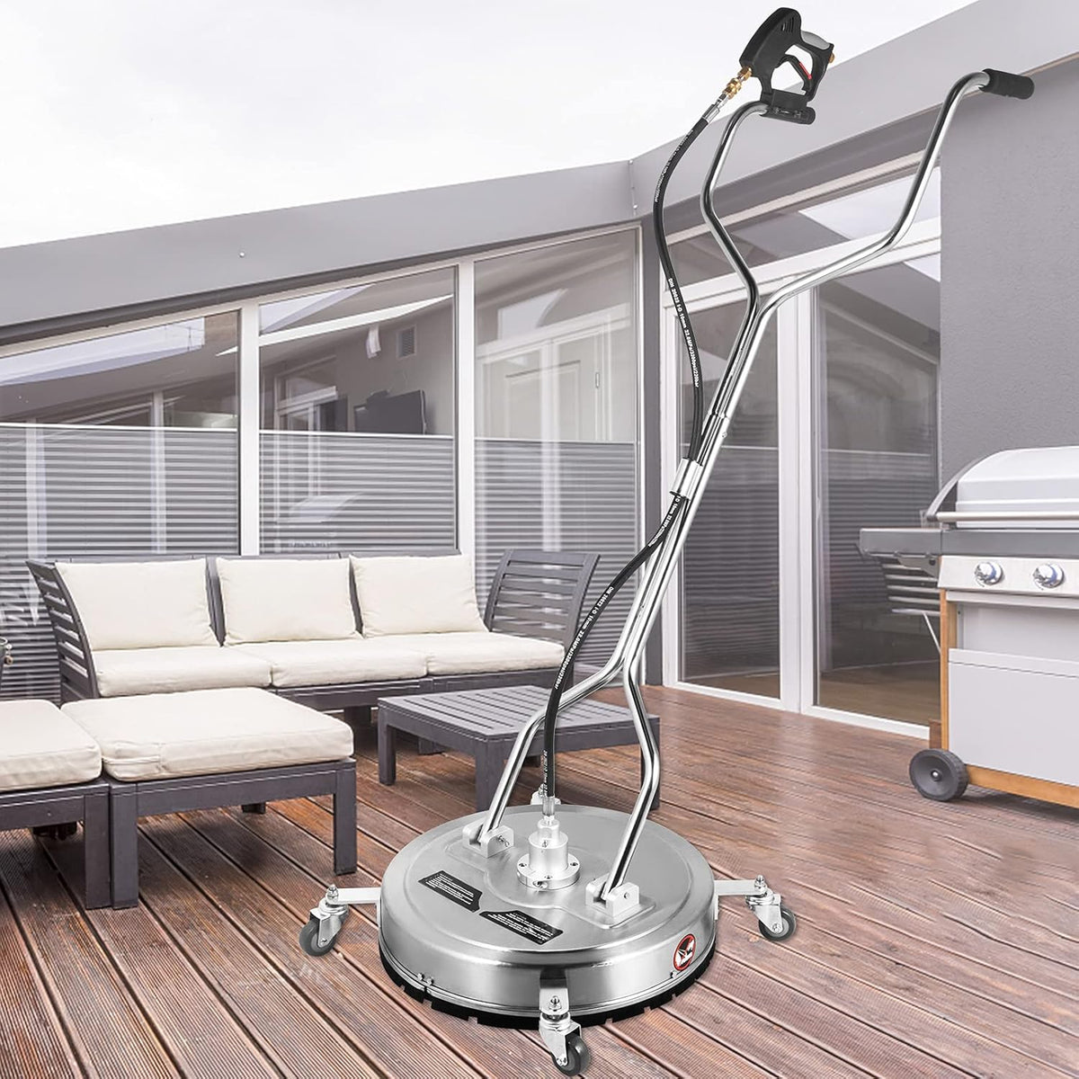 18 inch Stainless Steel Surface Cleaner with 3 Nozzle K7776
